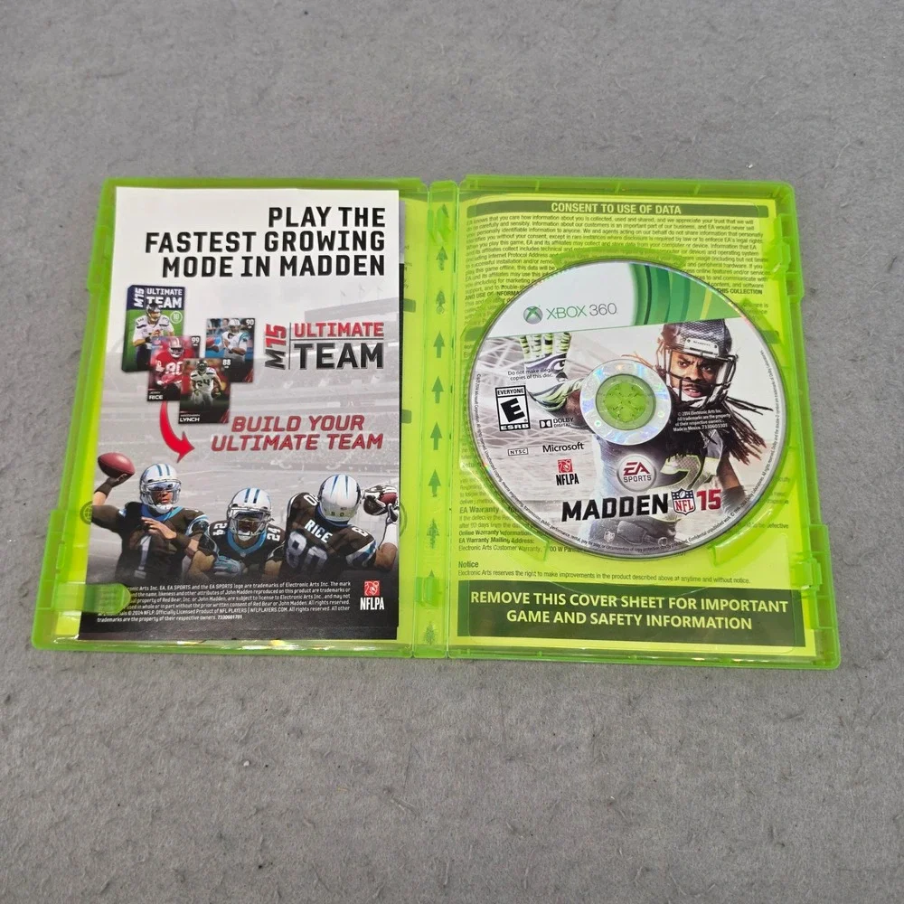 EA Sports Madden NFL‎ 15 Ultimate Edition Xbox 360 Microsoft 2014 Football Game